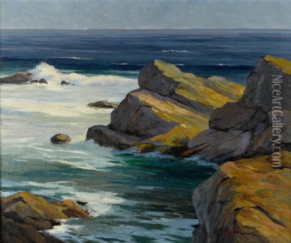 Ogunquit, Maine Oil Painting - Leon Durand Bonnet
