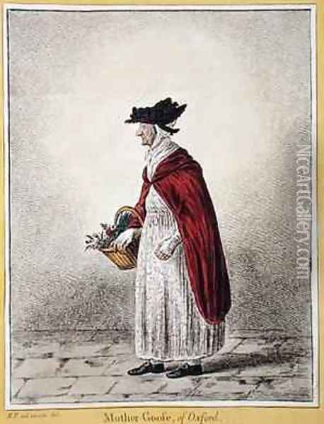 Mrs Rebecca Howse known as Mother Goose of Oxford Oil Painting - James Gillray
