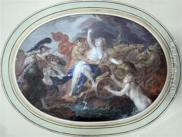 Perseus And Andromeda Oil Painting - Jacques Charlier