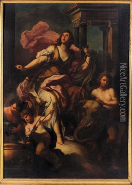 Allegoria Della Temperanza Oil Painting - Sebastiano Conca
