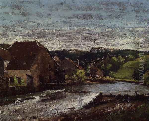 The Loue Valley Oil Painting - Gustave Courbet