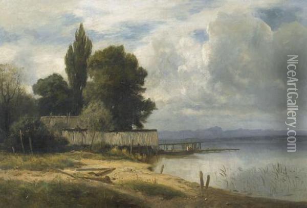 Landschaft Am Starnberger See Oil Painting - Otto Frolicher