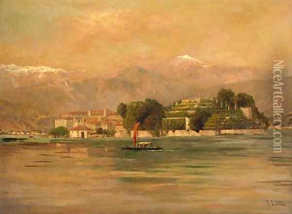 Isola Bella, Lago Maggiore Oil Painting - Friedrich Nath