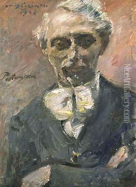 The Painter Leonid Pasternak (1862-1945) 1923 Oil Painting - Lovis (Franz Heinrich Louis) Corinth