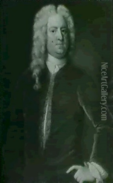 Portrait Of Sir Watkin Williams Wynn, Bt. (1692-1749) Oil Painting - Michael Dahl