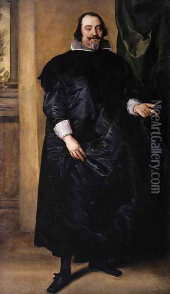 Portrait of Joost de Hertoghe 1635 Oil Painting - Sir Anthony Van Dyck
