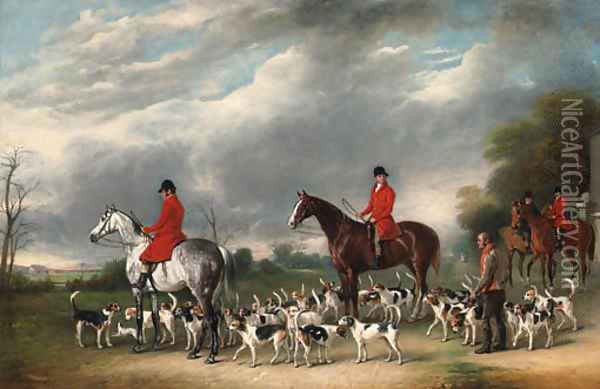 The York and Ainsty Hunt Oil Painting - John Jnr. Ferneley