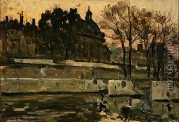 L'institut De France Oil Painting - Jules Eugene Pages