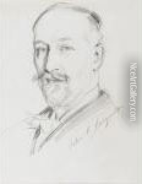 Francis Korbay, Composer Oil Painting - John Singer Sargent