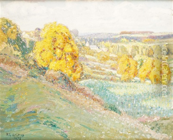 Paysage Oil Painting - Pierre Gaston Rigaud