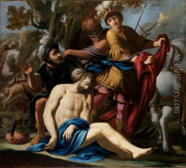 L'elemosina Di San Martino Oil Painting - Bartolomeo Cittadella