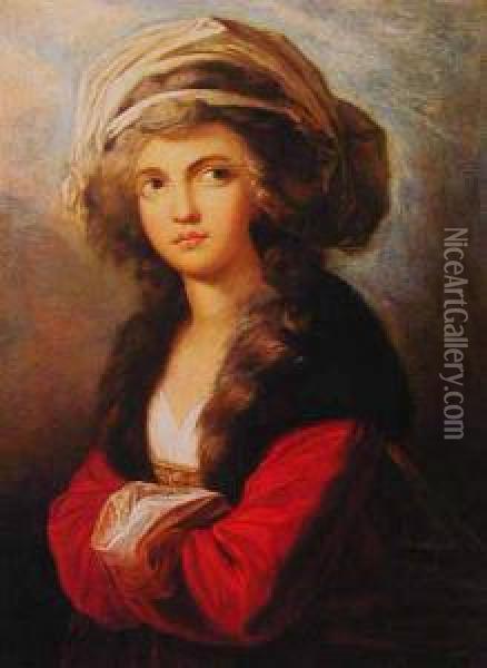 Portret Zofii Potockiej Oil Painting - Herbert Maurer