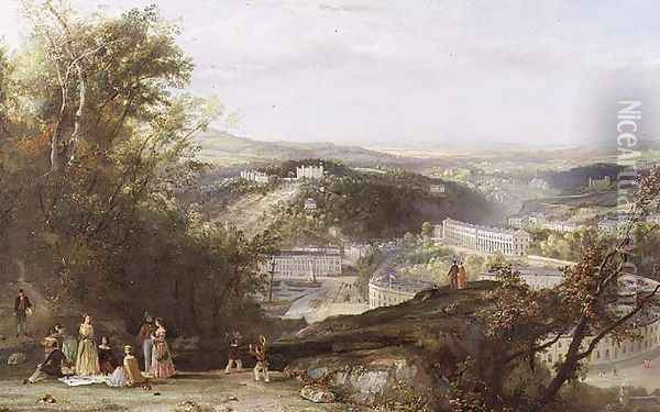 Torquay Harbour, c.1830 Oil Painting - John Rawson Walker