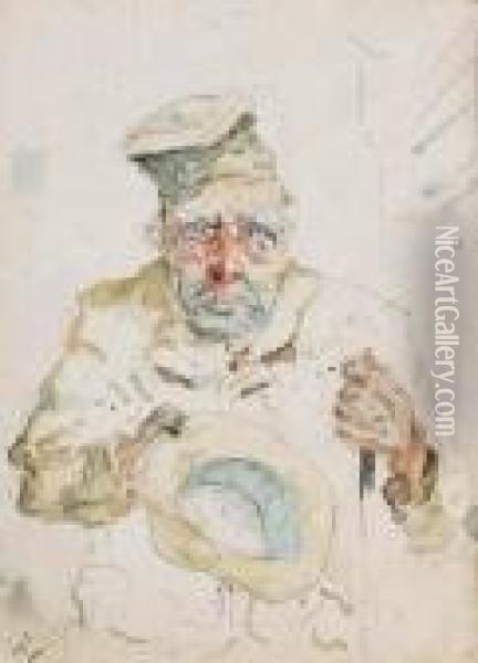 Le Mendiant D'albi Oil Painting - Henri De Toulouse-Lautrec