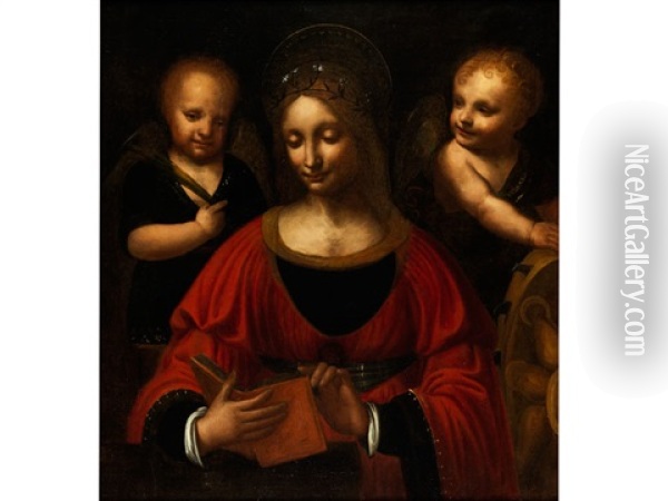 Heilige Katharina Oil Painting - Bernardino Luini
