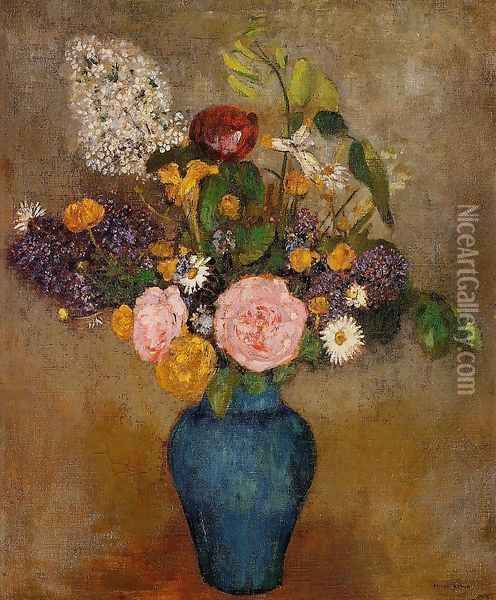 Vase Of Flowers6 Oil Painting - Odilon Redon
