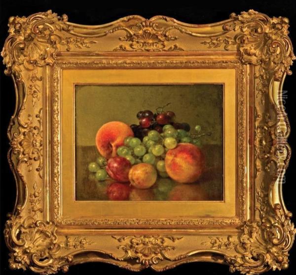 Fruit Still Life Oil Painting - Robert Spear Dunning