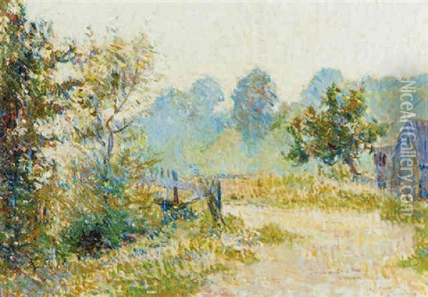 Landscape Near Rye Oil Painting - James Bolivar Manson