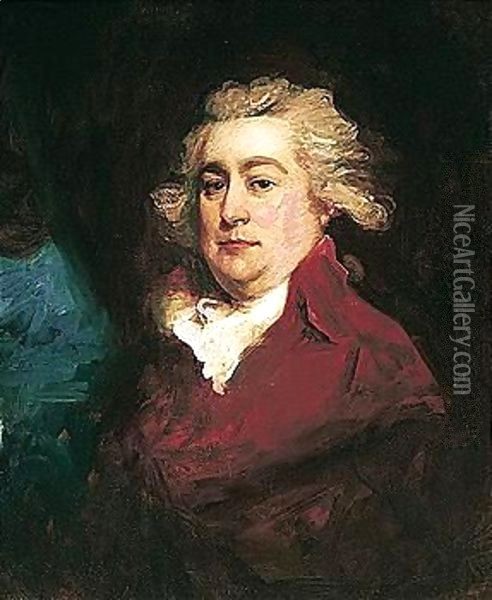 Portrait Of A Gentleman 3 Oil Painting - John Hoppner