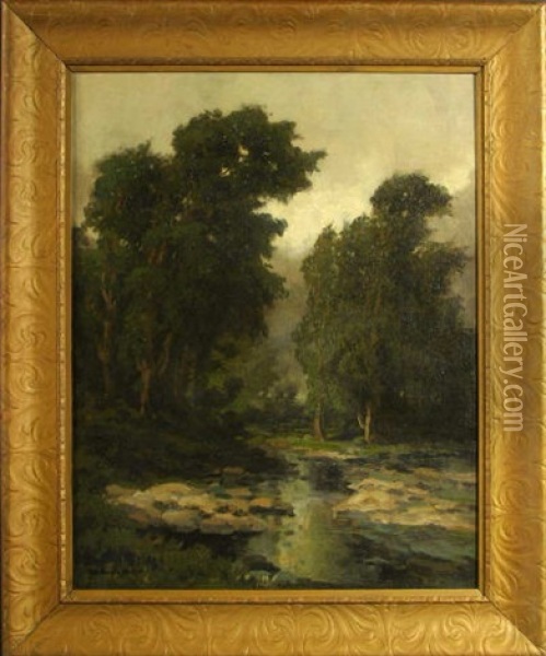 Arroyo Landscape Oil Painting - Ralph Davison Miller