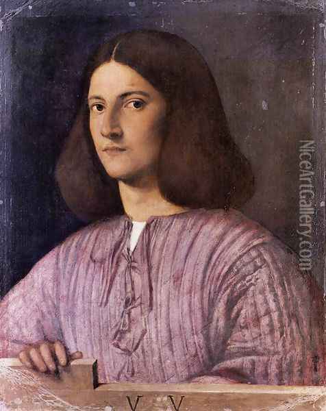 Portrait of a Young Man c. 1504 Oil Painting - Giorgione