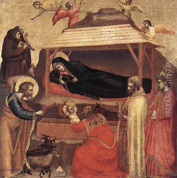 The Epiphany 1320-25 Oil Painting - Giotto Di Bondone