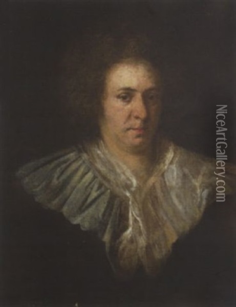 Damenportrat Oil Painting - Johann Georg Josef Edlinger