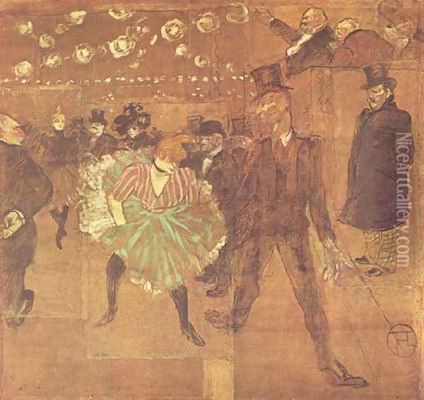 Party In Thr Moulin Rouge Ii Jpg Oil Painting - Henri De Toulouse-Lautrec