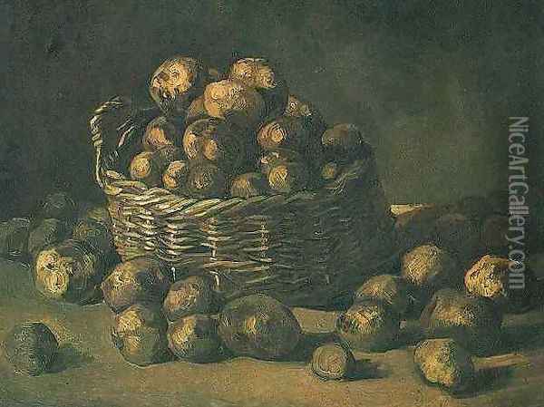 Basket Of Potatoes Oil Painting - Vincent Van Gogh