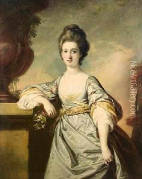Portrait Of Lady Elizabeth Lee Oil Painting - Francis Coates Jones