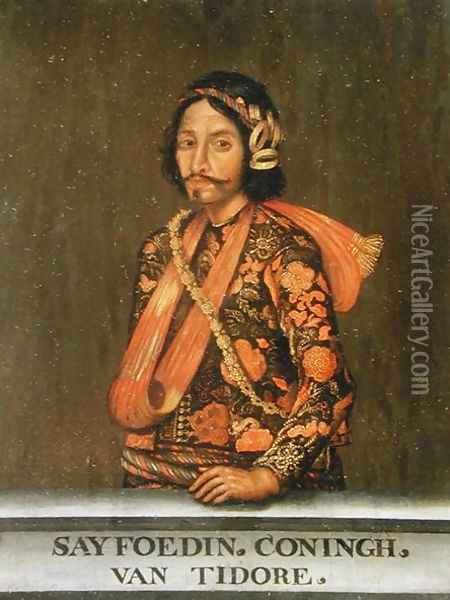 Saifuddin, 1650-1700 Oil Painting - Coningh van Tidore