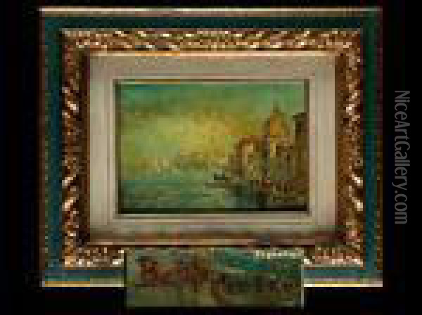 Venezianische Ansicht Oil Painting - Beppe Ciardi