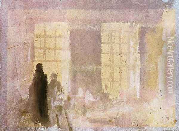 Interior at Petworth Oil Painting - Joseph Mallord William Turner