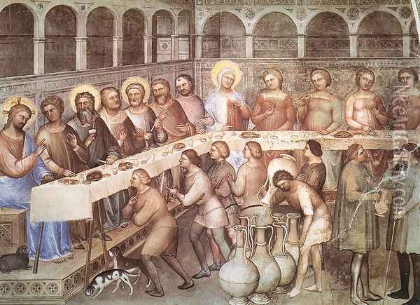 Marriage at Cana 1376-78 Oil Painting - Giusto di Giovanni de' Menabuoi
