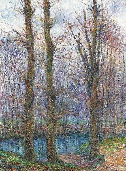 Les rives de l'Eure Oil Painting - Gustave Loiseau