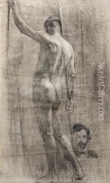 Desnudo Oil Painting - Pedro Blanes Viale