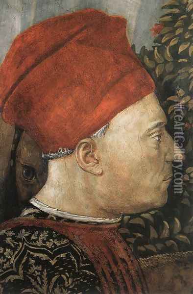 Procession of the Youngest King (detail 8) 1459-60 Oil Painting - Benozzo di Lese di Sandro Gozzoli