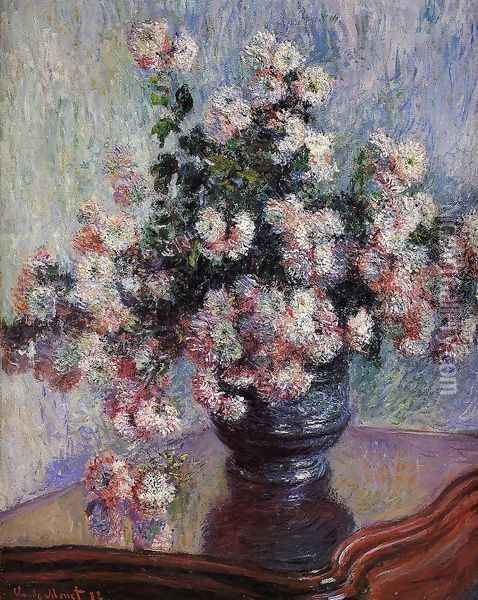Chrysanthemums4 Oil Painting - Claude Oscar Monet