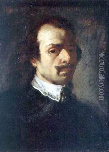 Self Portrait Oil Painting - Pier Francesco Mola
