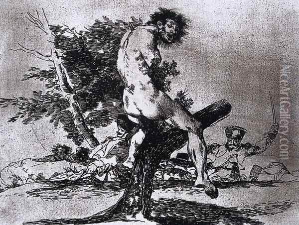 This is worse Oil Painting - Francisco De Goya y Lucientes