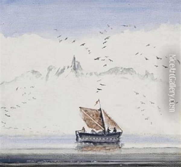 Landskap Fra Nordland Oil Painting - Peder Balke