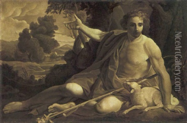 San Giovanni Battista Oil Painting - Pompeo Girolamo Batoni
