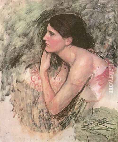 The Sorceress study 1911 Oil Painting - John William Waterhouse