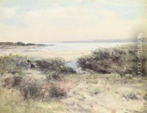Looking Out To Sea Oil Painting - Joseph Henderson