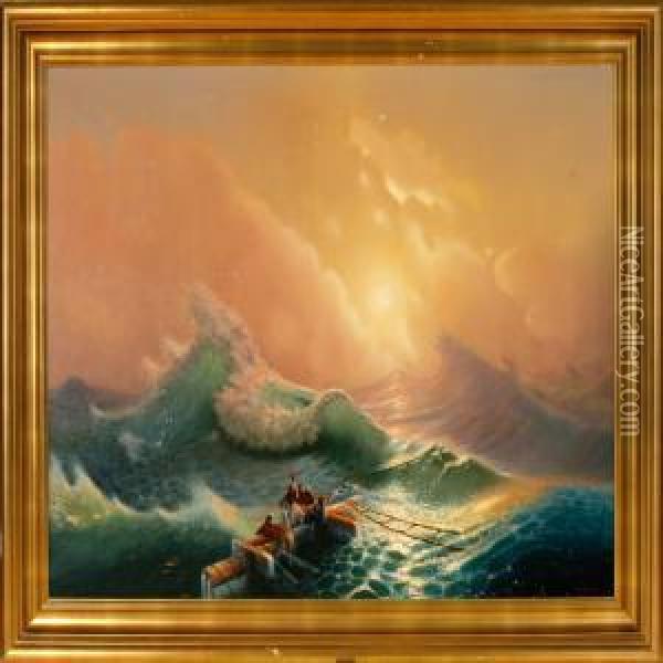 The Ninth Wave Oil Painting - Ivan Konstantinovich Aivazovsky