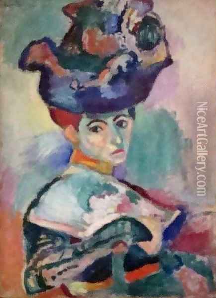 Woman with a Hat Oil Painting - Henri Matisse