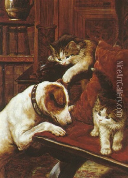 Domestic Bliss Oil Painting - Fannie Moody