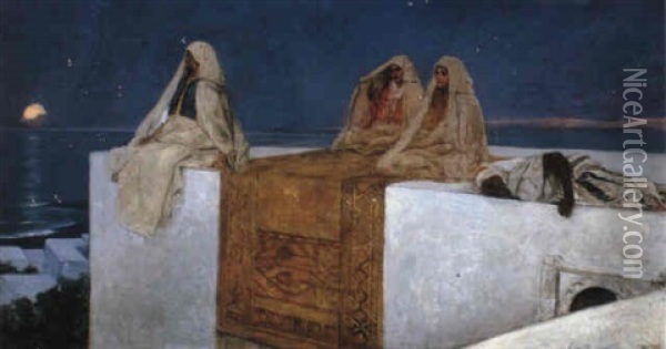 Arabian Nights Oil Painting - Jean Joseph Benjamin Constant