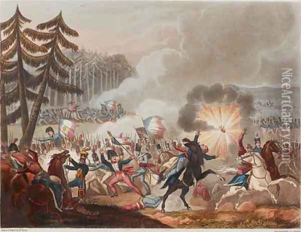 Battle of Barrosa on 5th March 1811 Oil Painting - William Heath