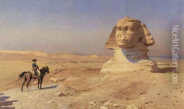 Bonaparte Before the Sphinx Oil Painting - Jean-Leon Gerome